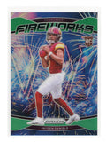Jayden Daniels / 2024 Panini Prizm / Green Fireworks / Raw