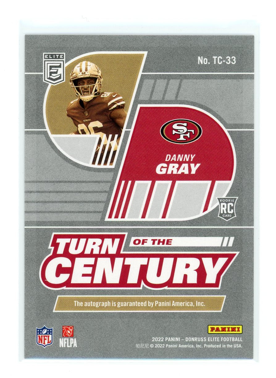 Danny Gray / 2022 Panini Donruss Elite / Turn Of The Century / Raw