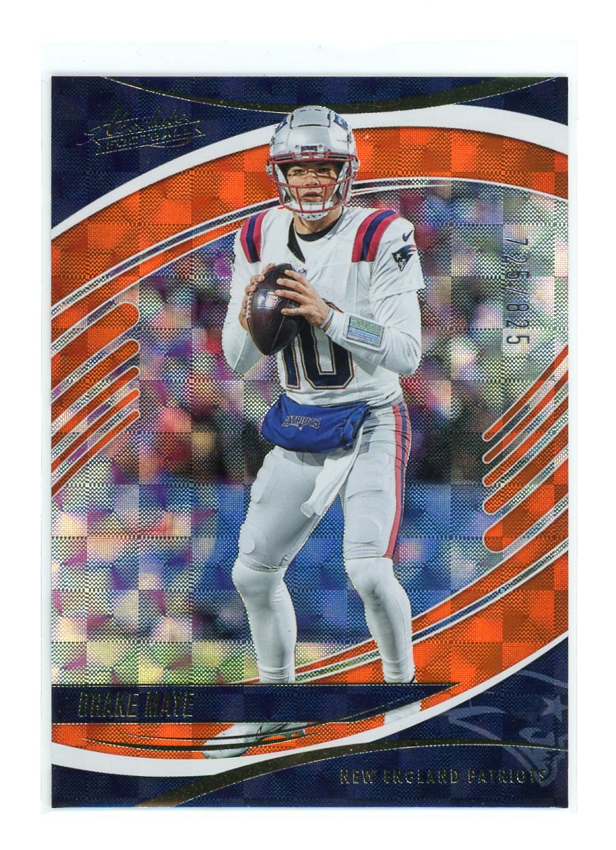 Drake Maye / 2025 Absolute / Spectrum Orange / Raw 725/825