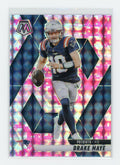 Drake Maye / 2025 Mosaic / Pink Mosaic Prizm / Raw / No. 28