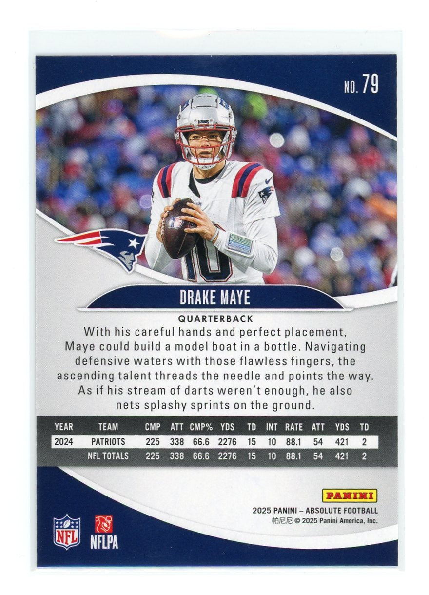 Drake Maye / 2025 Absolute / Spectrum Orange / Raw 725/825