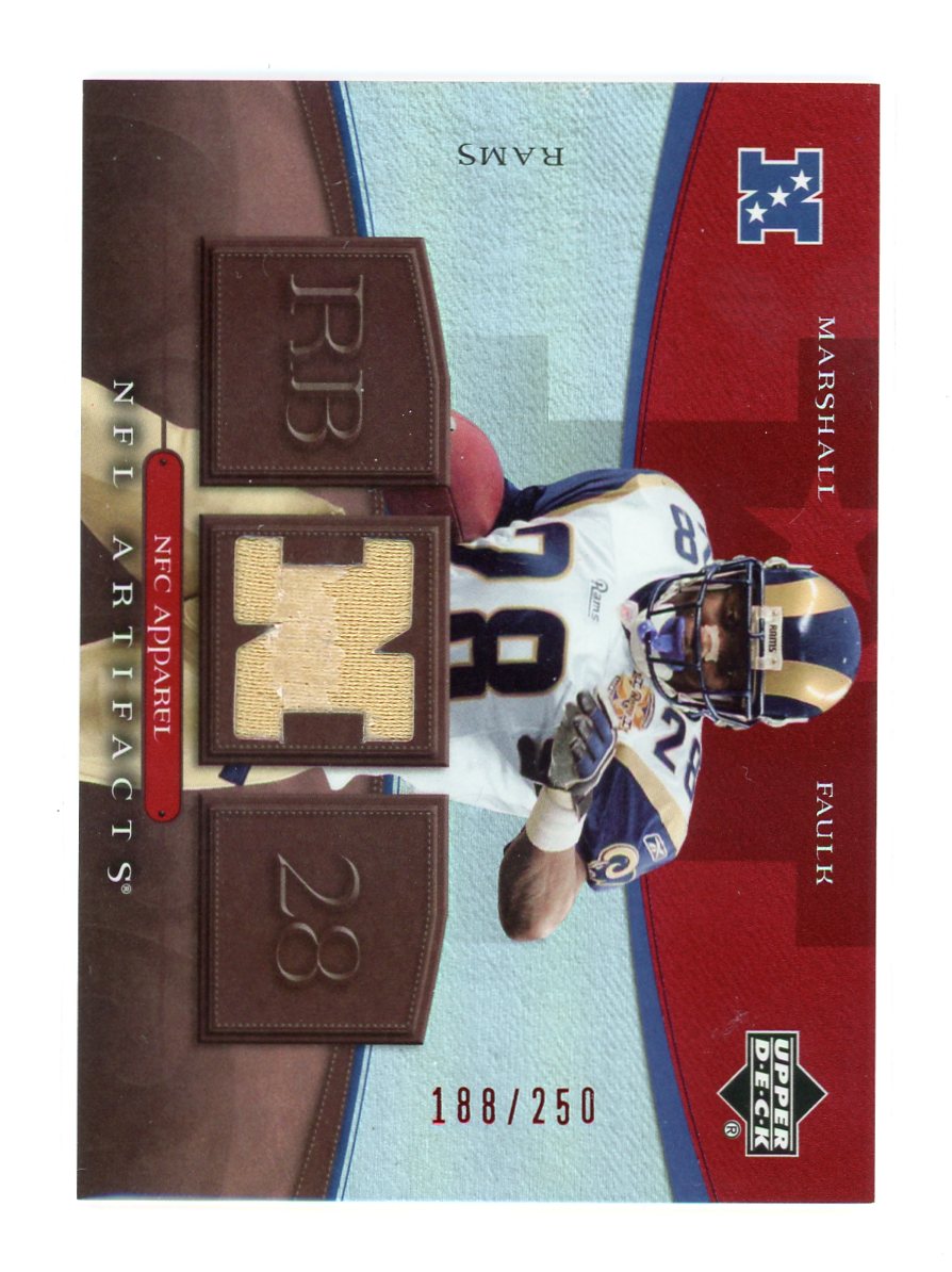 Marshall Faulk / 2007 Upper Deck Artifacts / 188/250