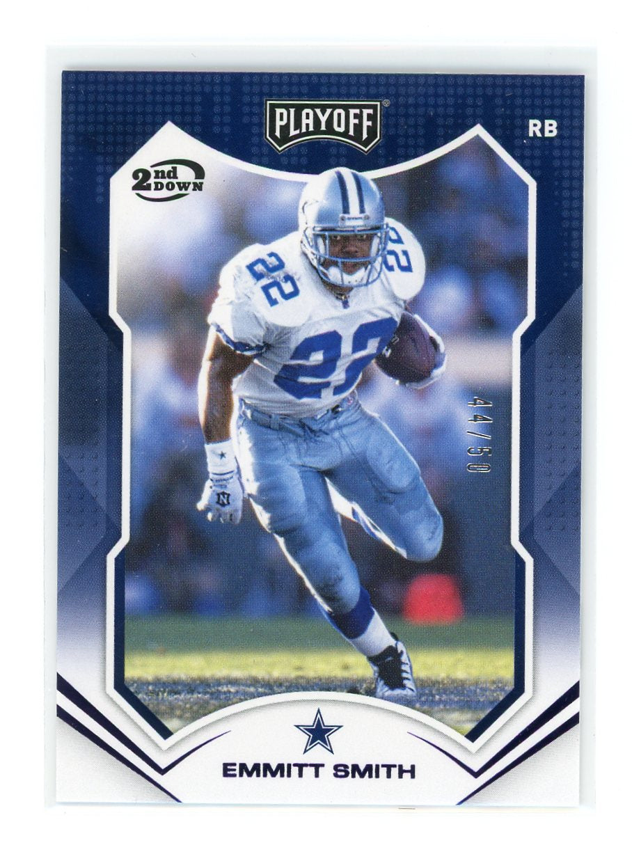 Emmitt Smith / 2021 Panini Playoff / 2nd Down / Raw