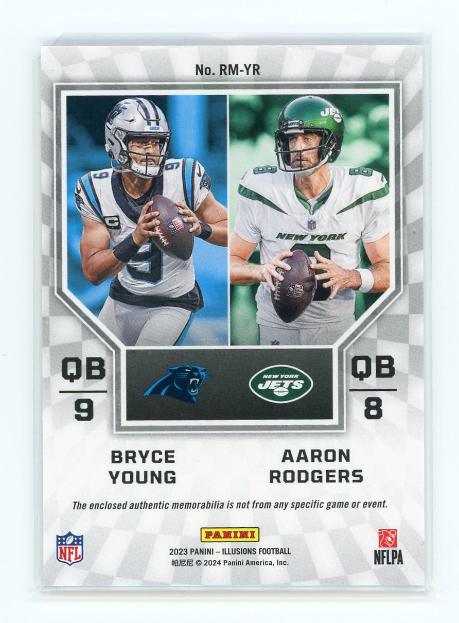 Bryce Young / 2023 Panini Illusions / Rookie Idols With Aaron Rodgers / Raw